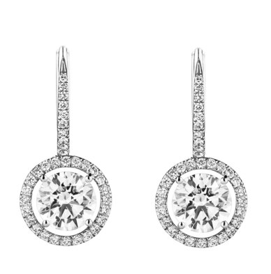 Amelia Drop Earrings with Swarovski Crystals