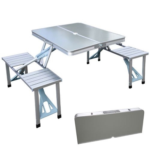 36 off on Aluminium Foldable Picnic Table with 4 Seats