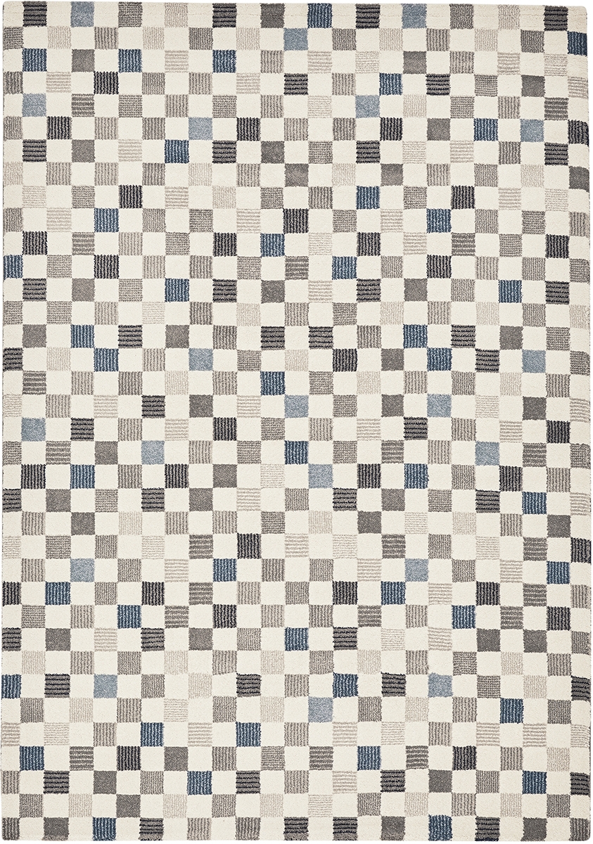 Black, Grey, And Cream Tight Square Repetition