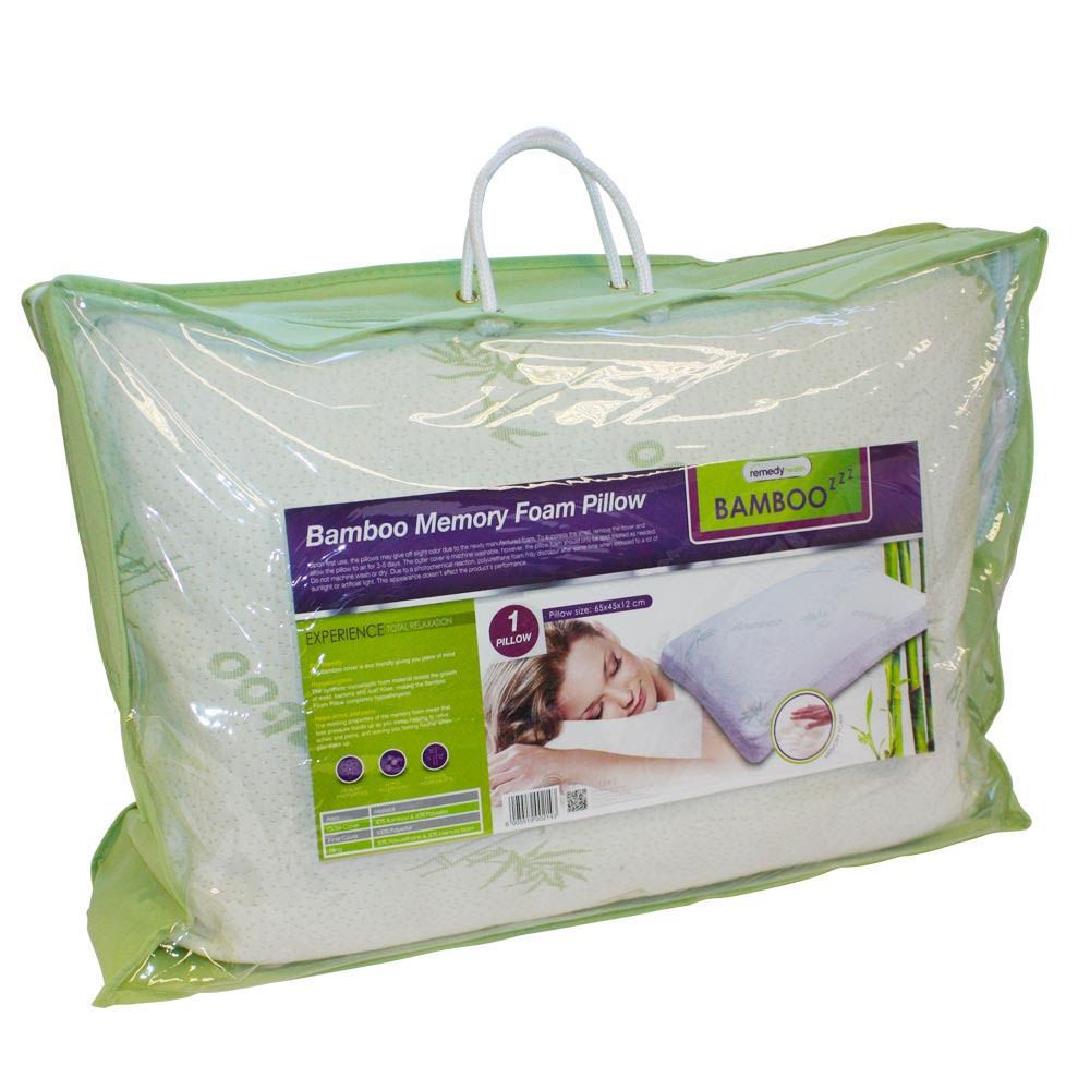 gravitti bamboo memory foam pillow