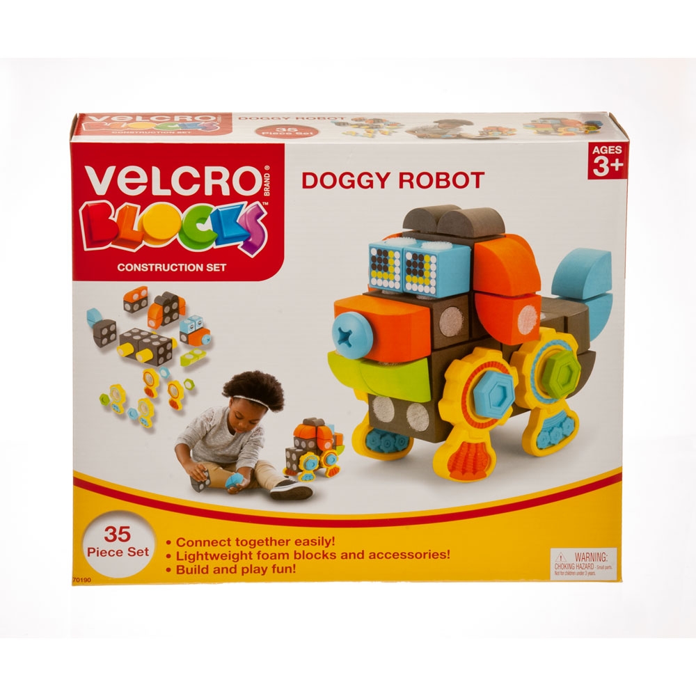 velcro blocks doggy robot