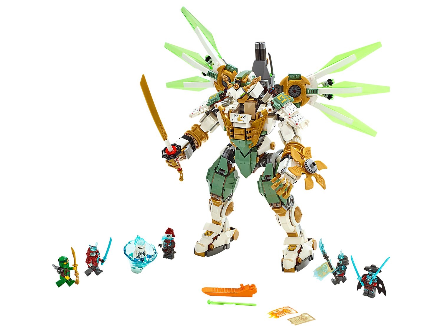 28 Off On 876 Piece Ninjago Lloyd S Titan Mech Onedayonly