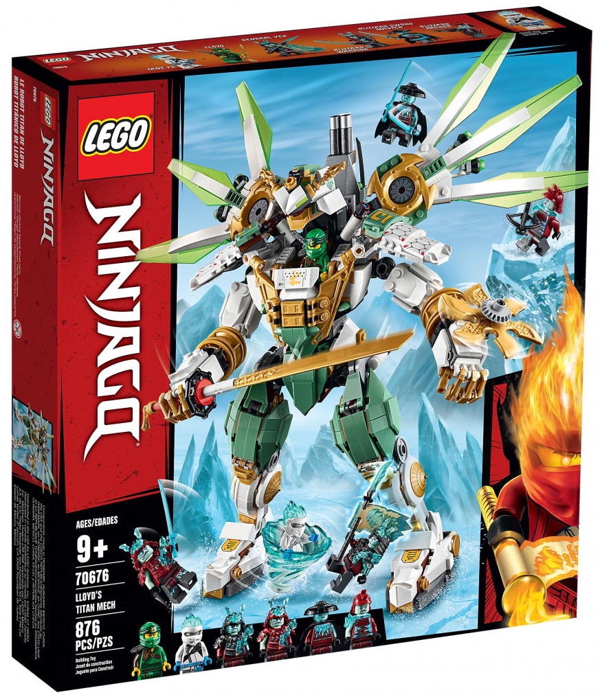 28 Off On 876 Piece Ninjago Lloyd S Titan Mech Onedayonly