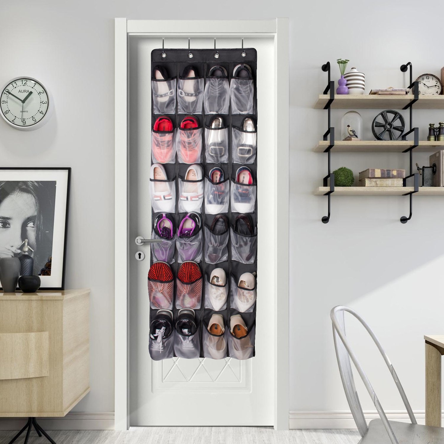 43 off on 24 Shoe Organising Behind The Door Hanging Storage