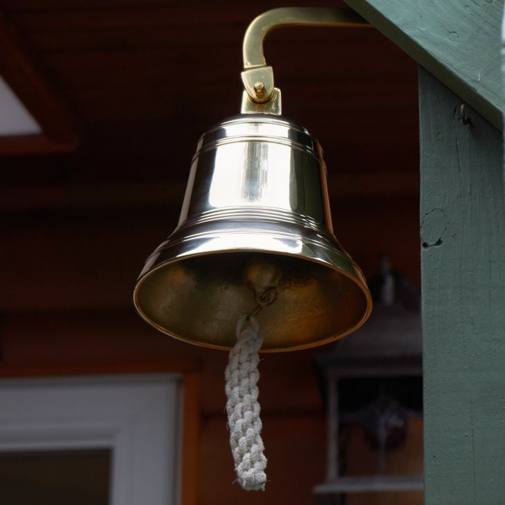 30 off on Premium Wall Mounted Brass Bell (120mm or 180mm)