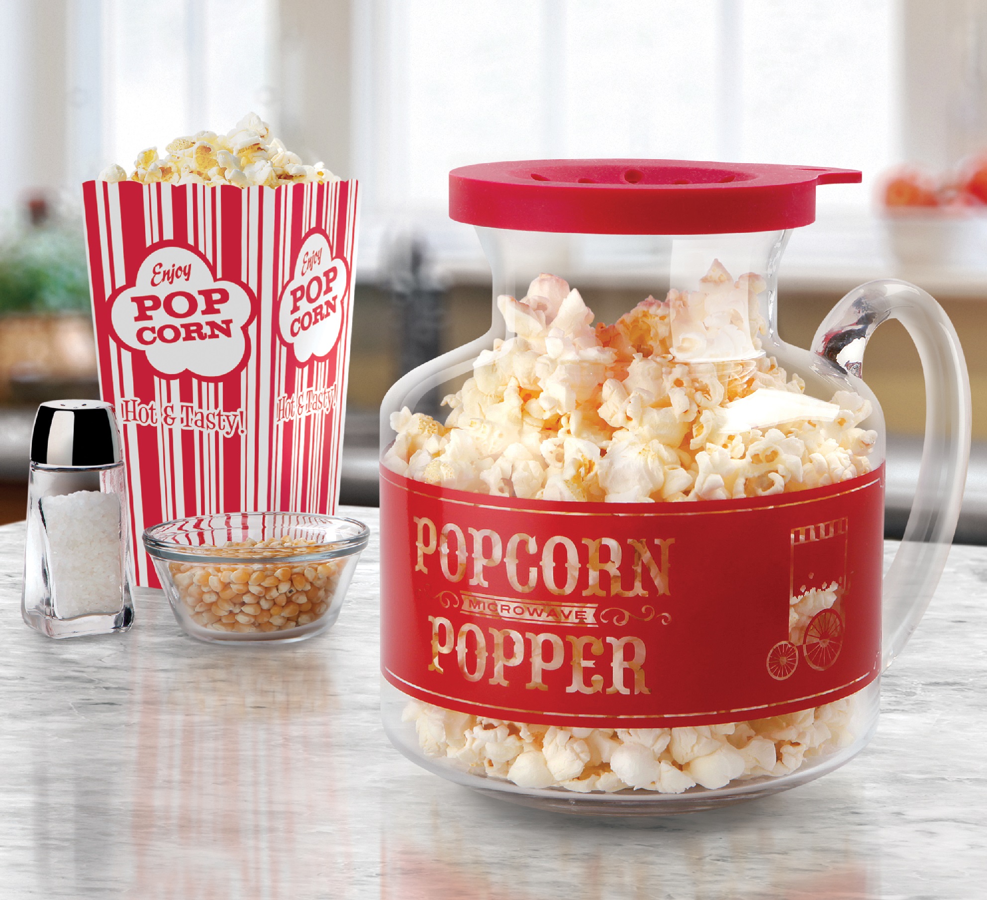 popcorn maker microwave glass