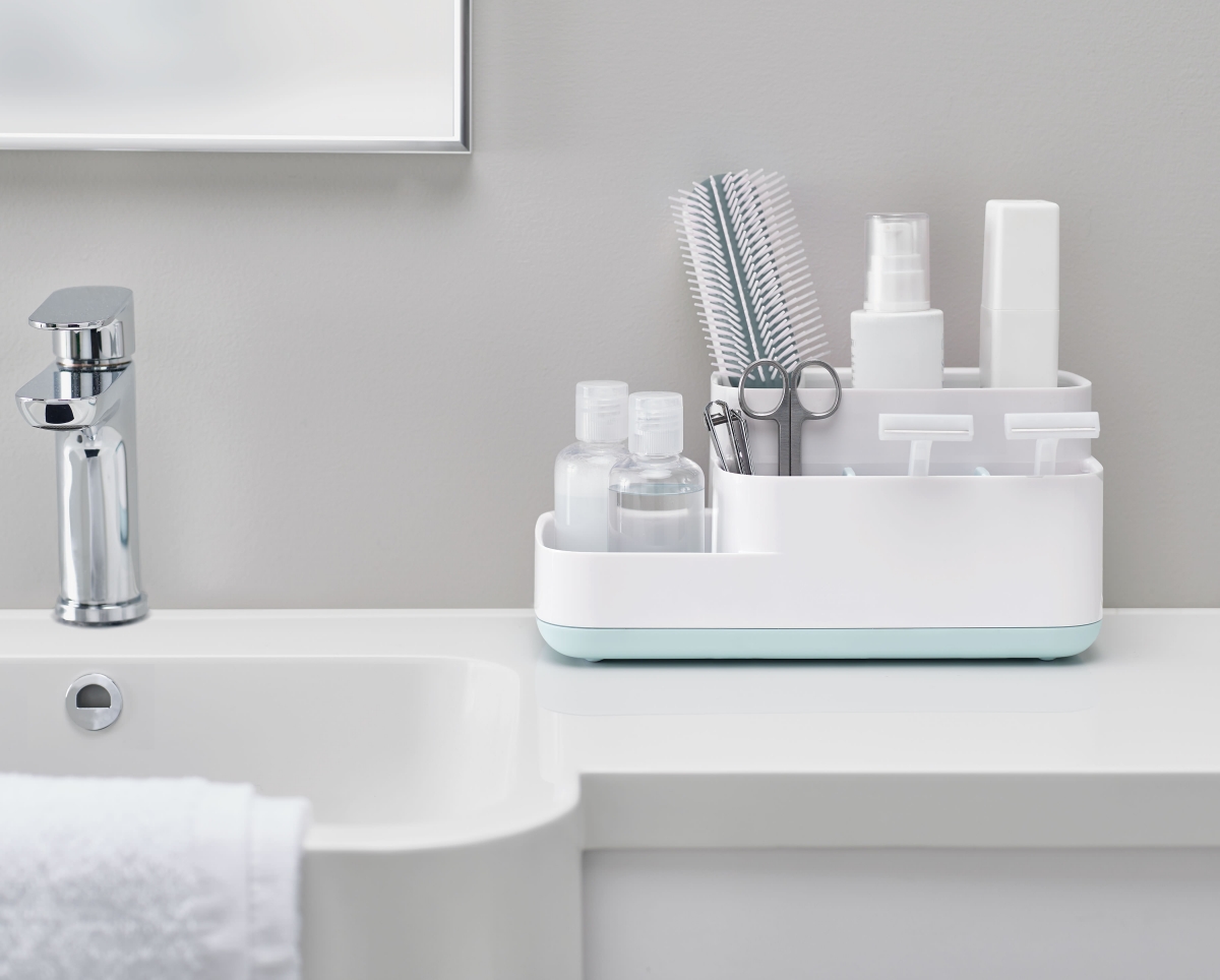 25 off on EasyStore™ Grey Bathroom Caddy