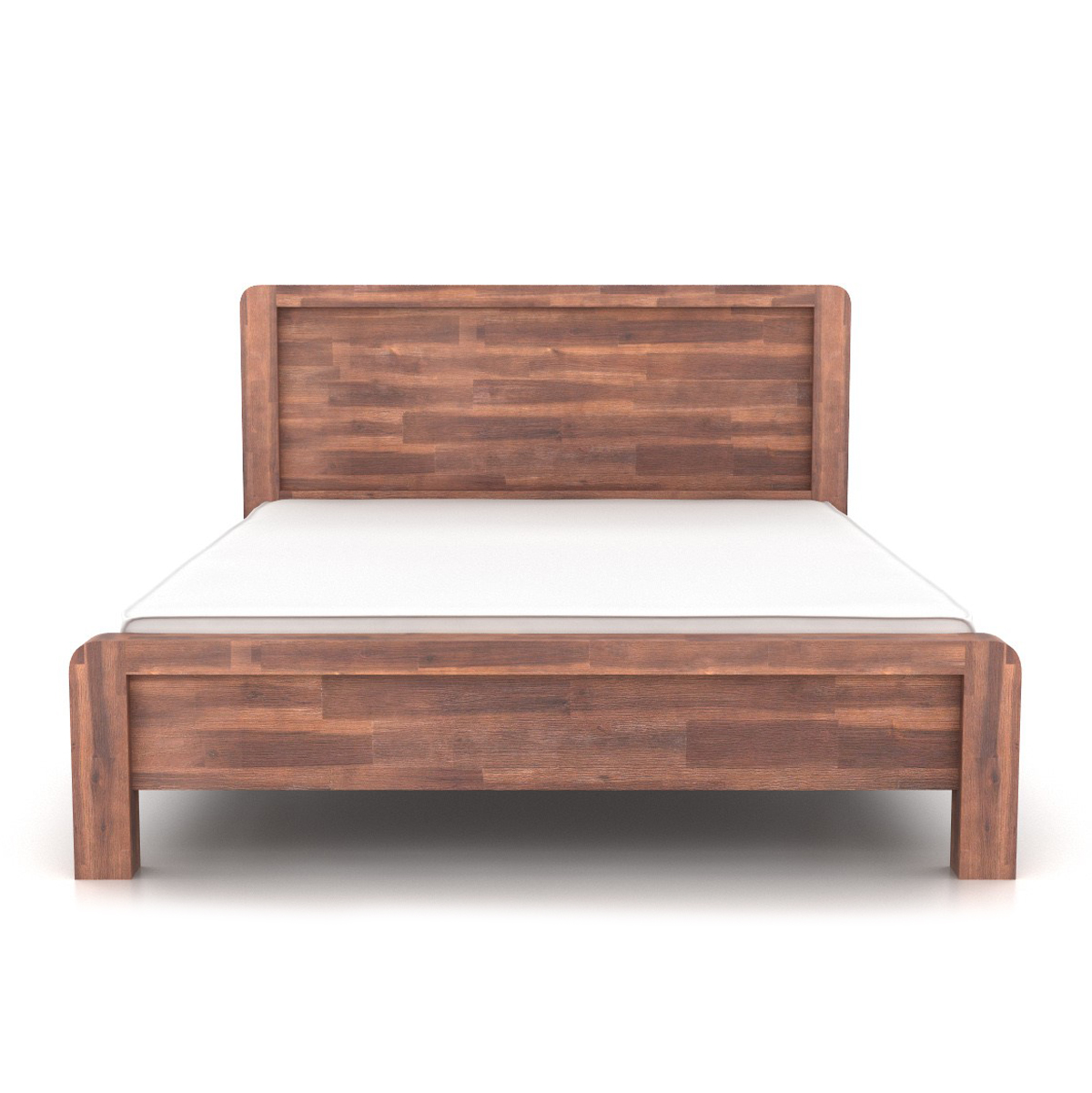 62 off on Acacia Wood Bed Base + Headboard