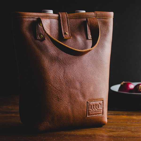 32 off on Genuine Leather Wine Tote Bag