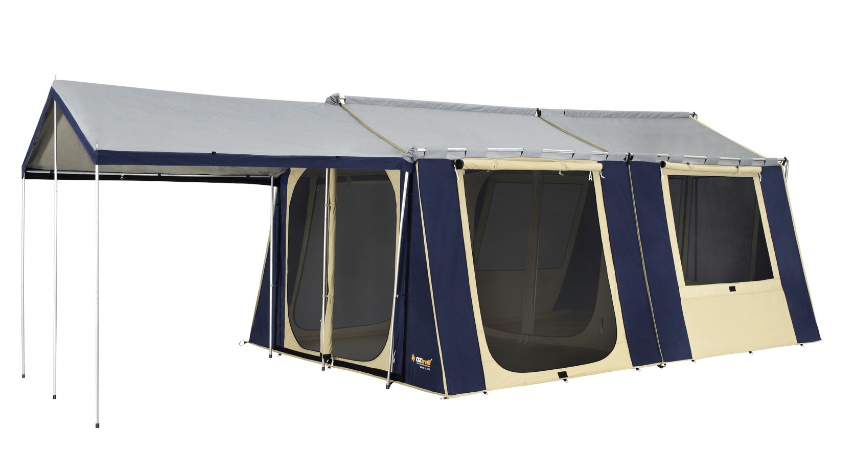 off on Canvas 12x15 Cabin Tent Plus Poles
