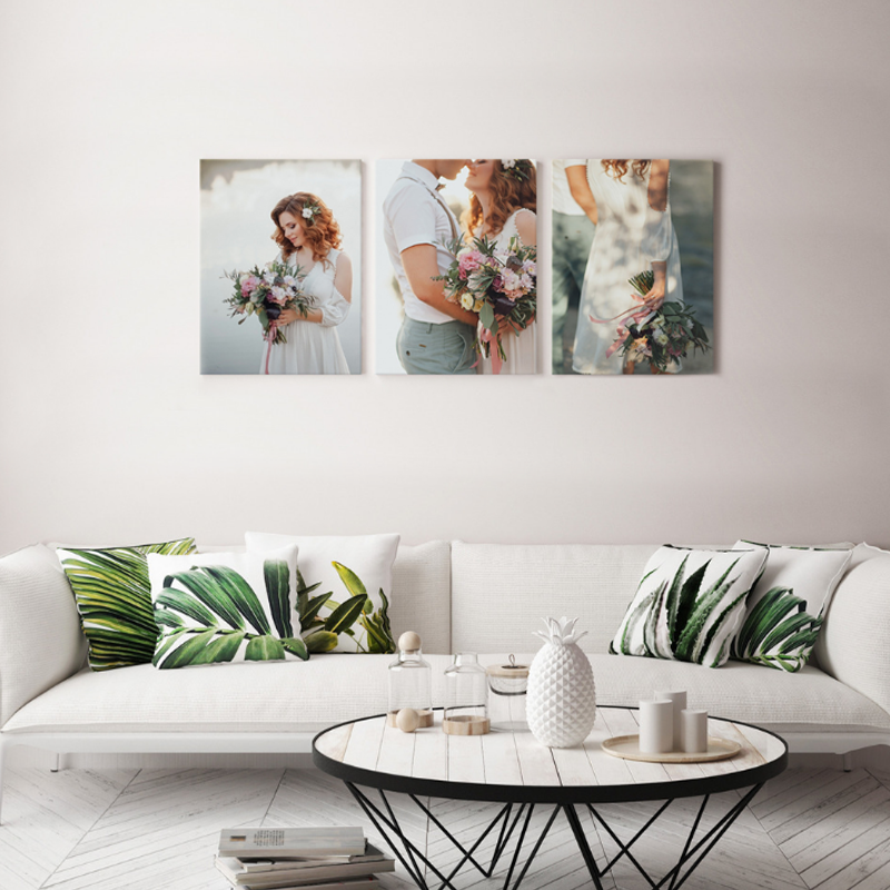 38 off on A4 or A3, Pack of 3 Premium Stretch Canvases