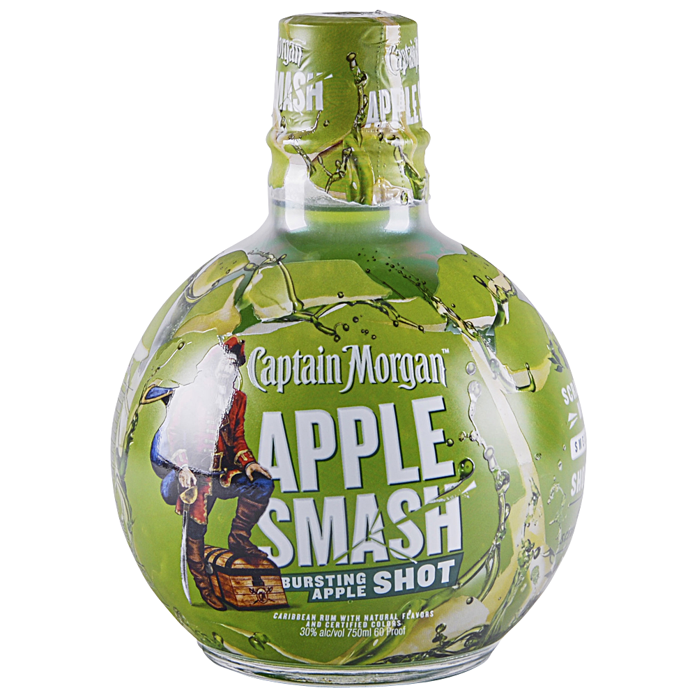 750ml Bursting Apple Smash Caribbean Rum OneDayOnly