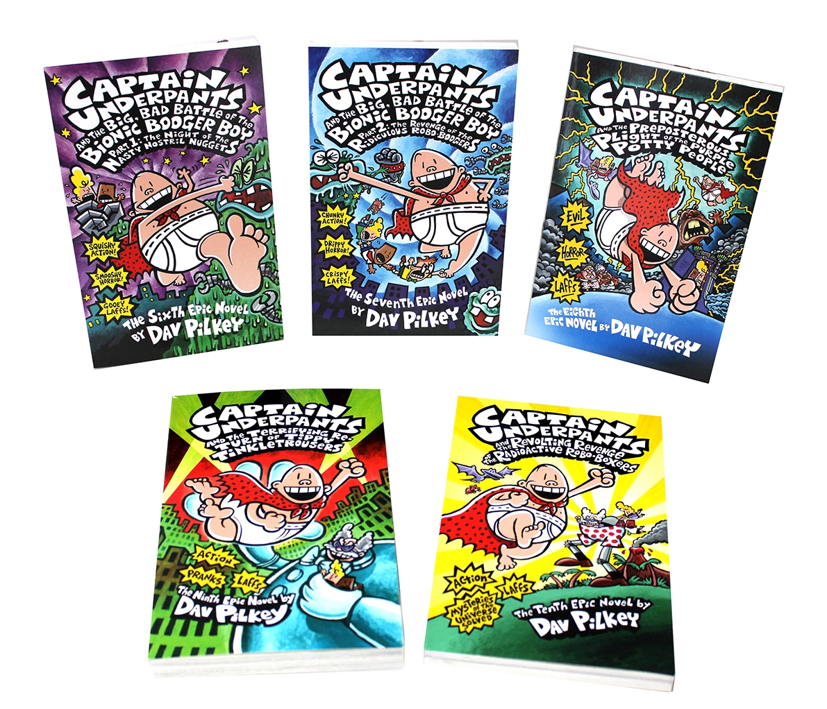 All captain underpants books deals in order