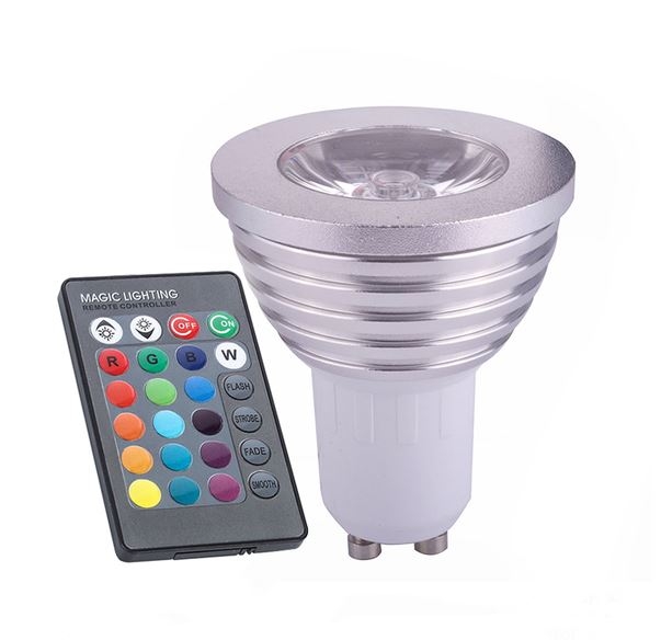 48 off on LED Colour Changing RGB Light Bulb with Remote Control