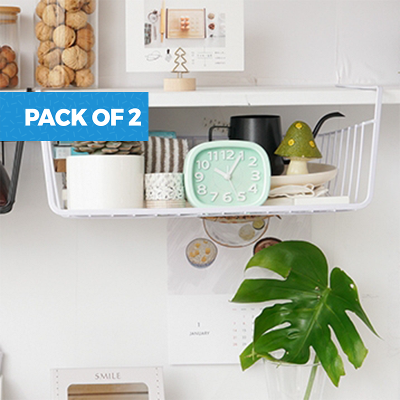 32 off on Pack of 2 Hanging Shelf Organisers