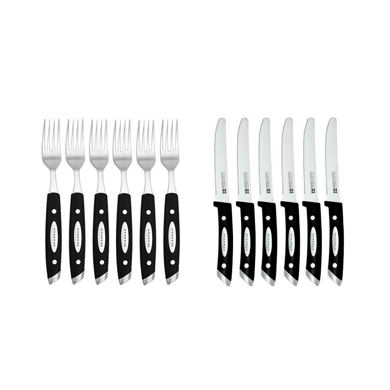 31 off on Classic 12 Piece Steak Fork & Knife Set