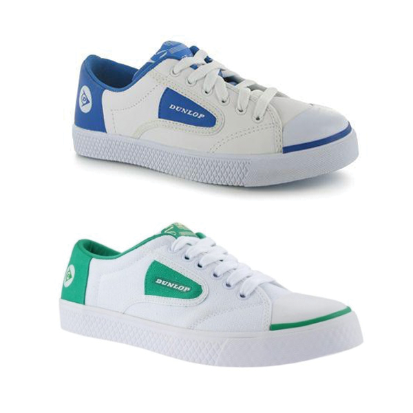 blue dunlop trainers