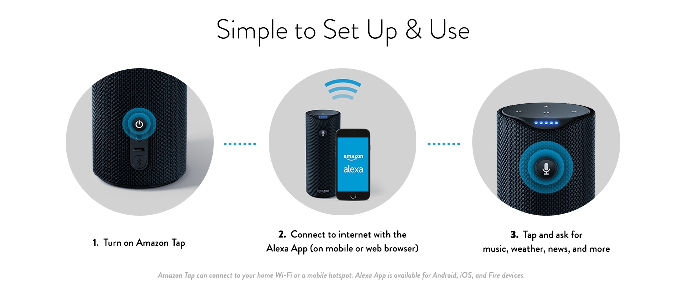 Alexa Enabled Portable Bluetooth Speaker