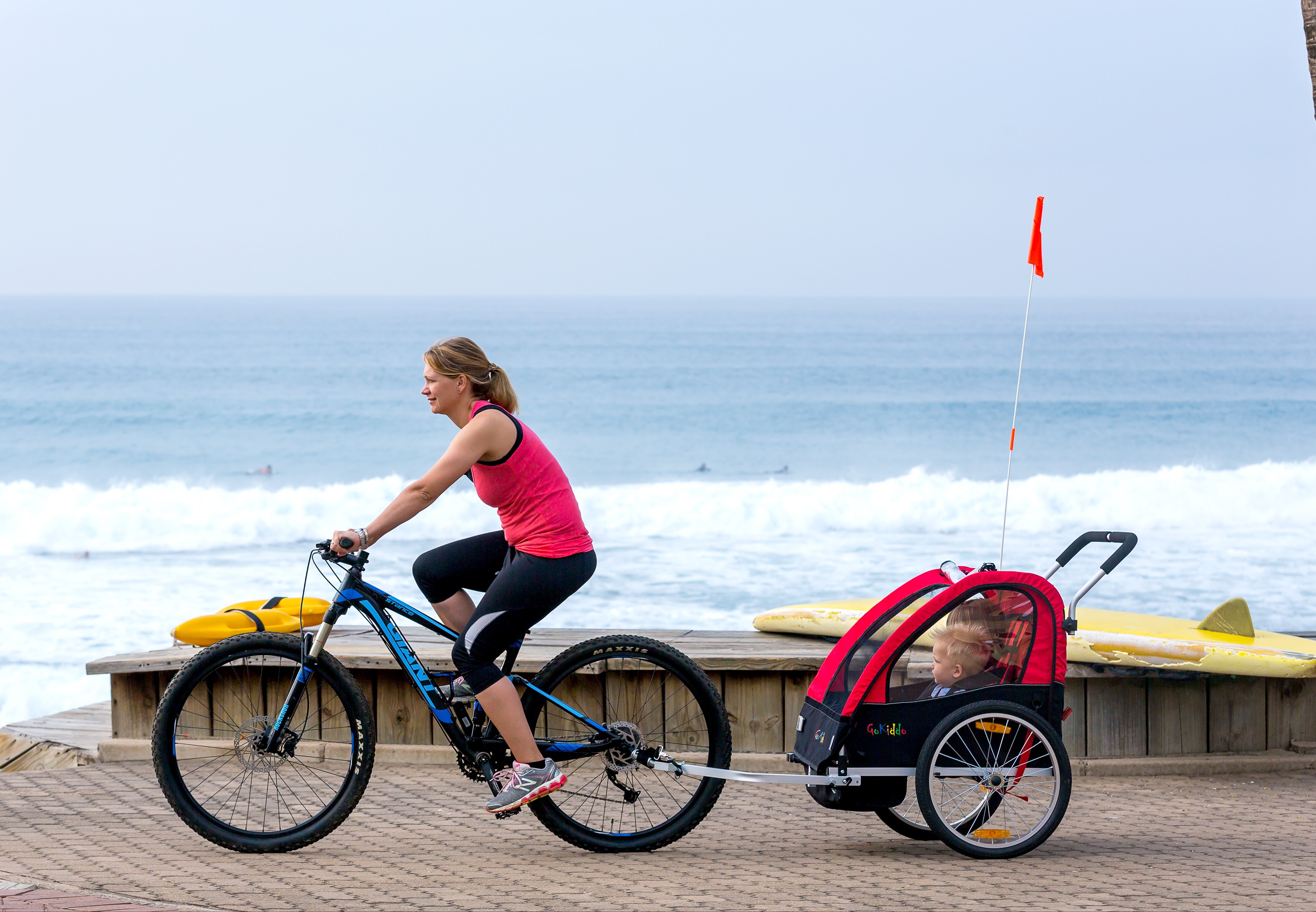 bicycle trailer and jogger