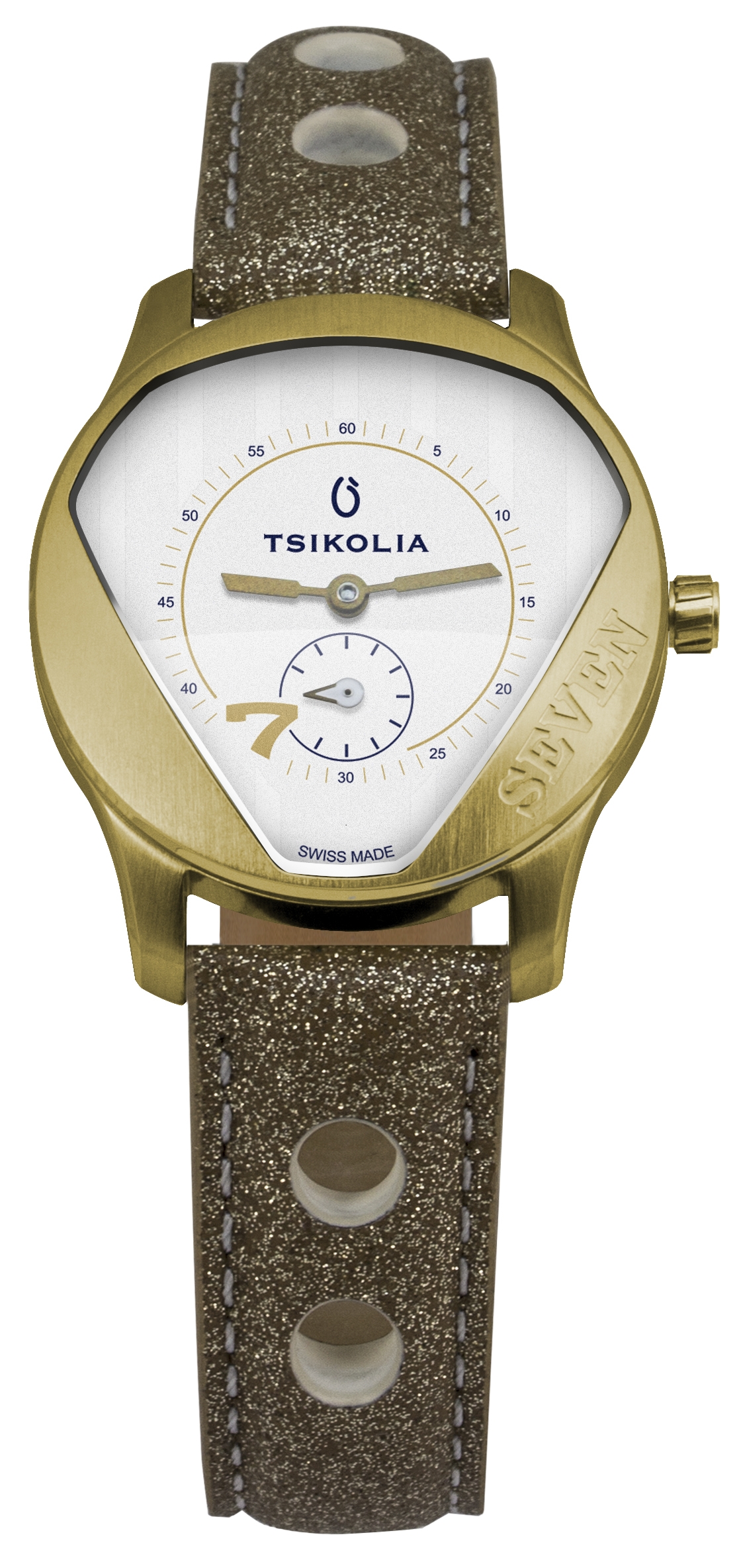 White Dial with Gold Case