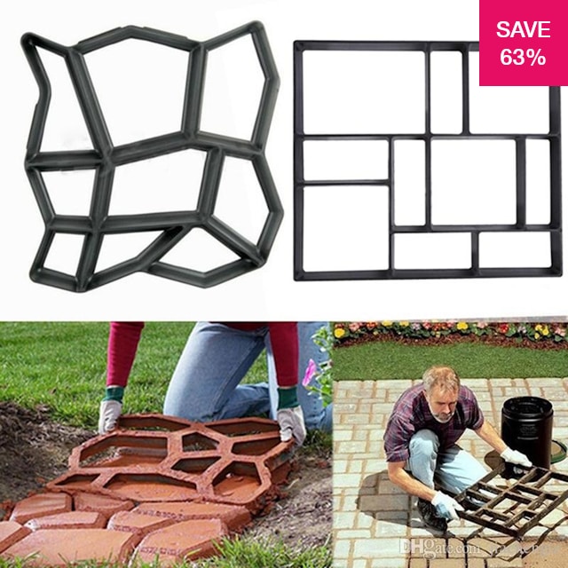 63% off on DIY Paving Moulds