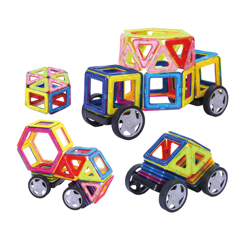 31% Off On 108 Piece Magnetic Toy Set With Multiple Shape Configurations