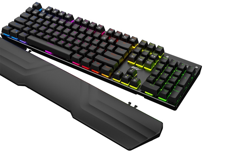 26 off on RGB Mechanical Keyboard with Detachable Wrist Rest