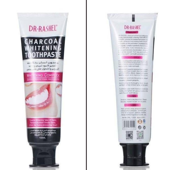 dr rashel charcoal toothpaste