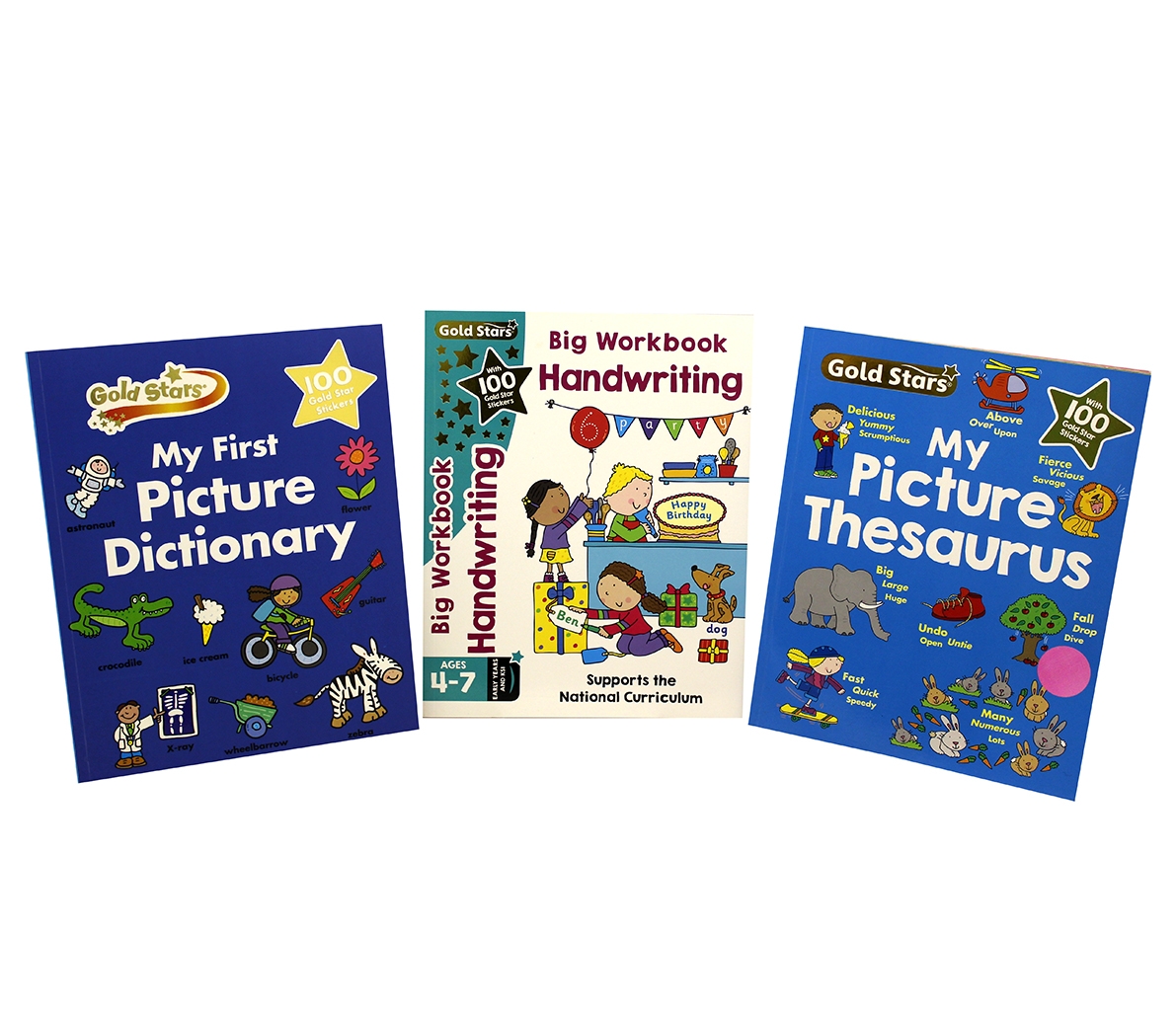 32 off on Picture Dictionary, Thesaurus Plus Big Handwriting Workbook