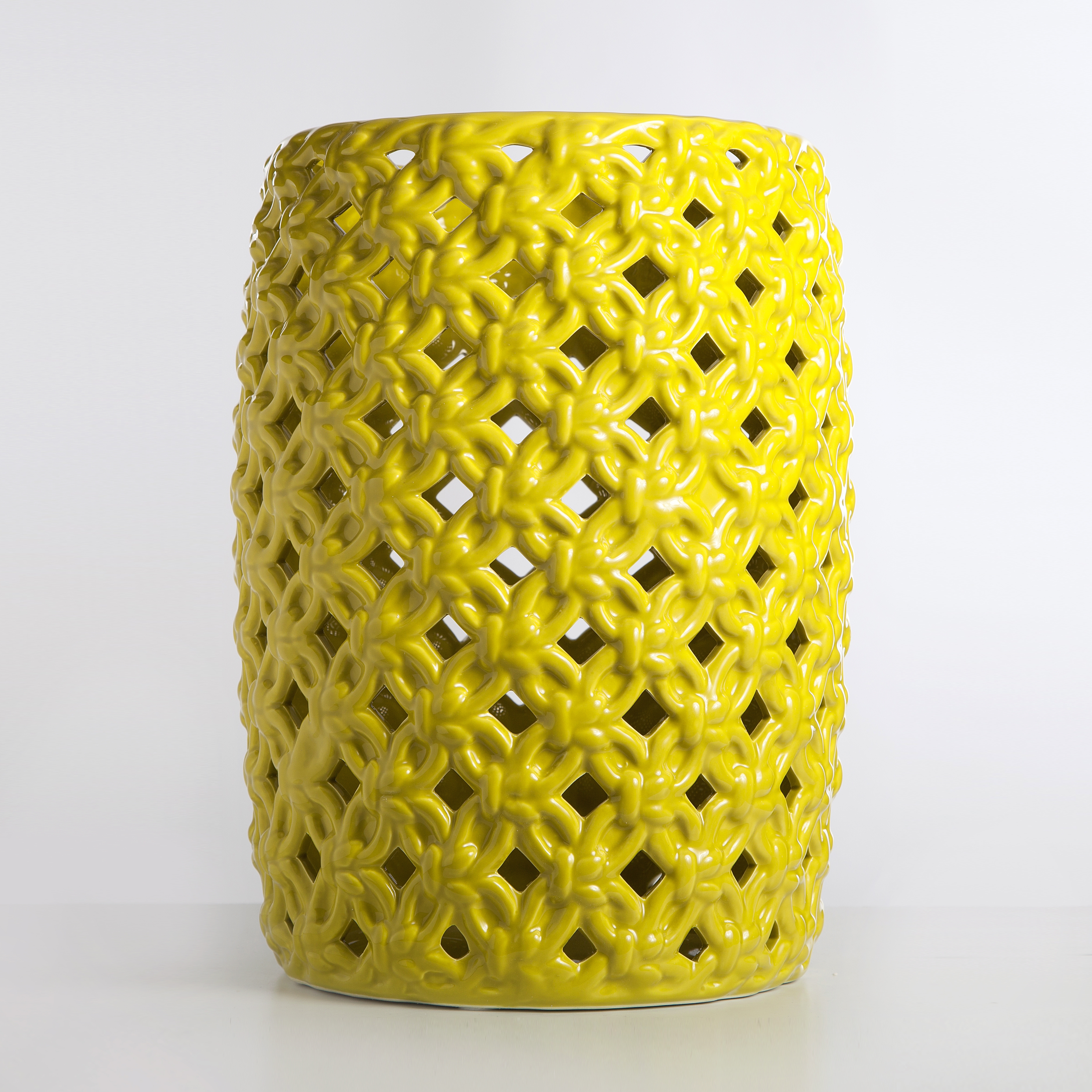 43 off on Large Ceramic Lemon Knotted Vase or Umbrella Bin (30 x 30 x