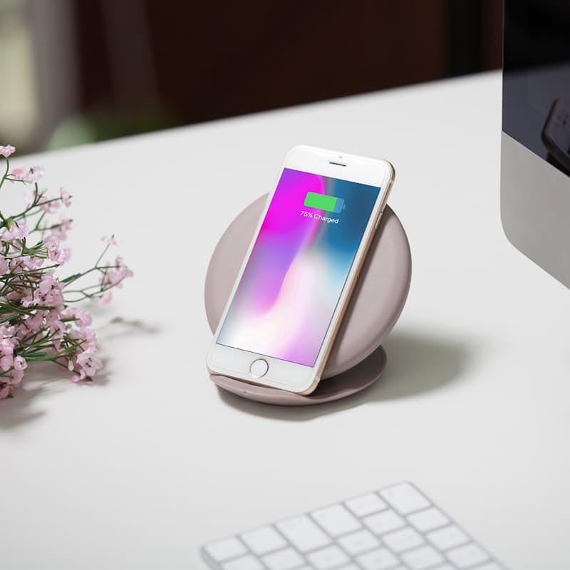 Beige. Phone not included