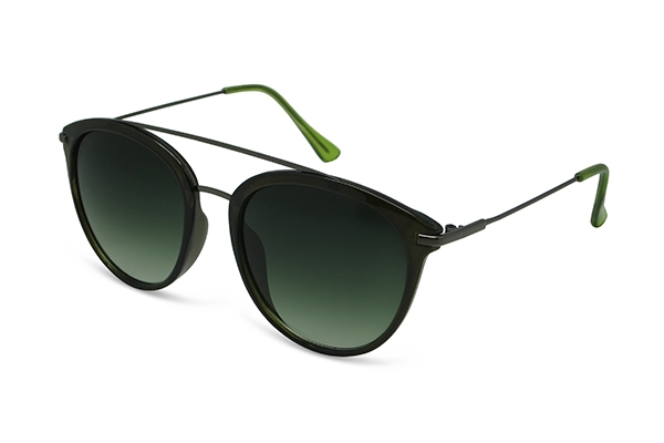 Green Lenses Black Frame