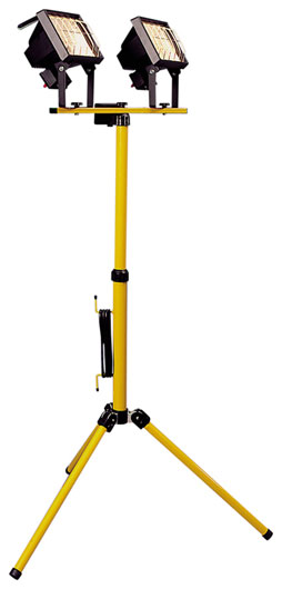 Dual LED Floodlight on Stand