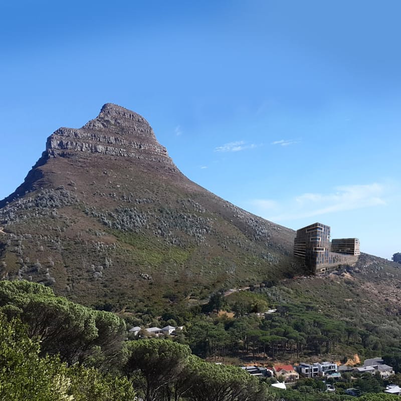 Primely positioned on the slopes of the Lion's Head Nature Reserve