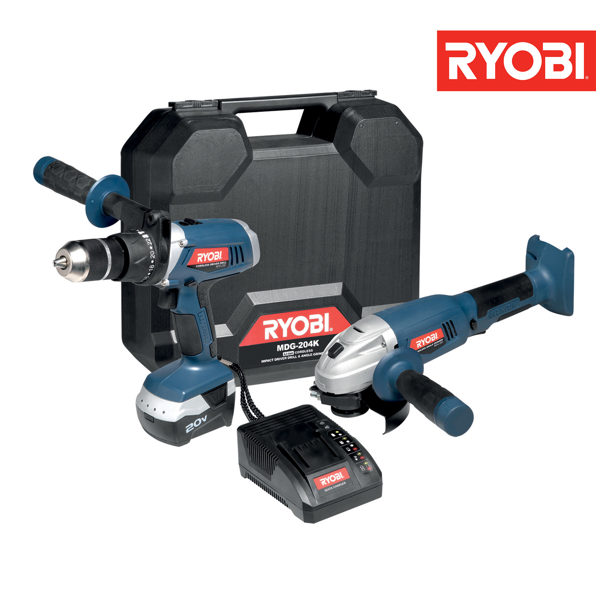 41 off on Impact Drill & Angle Grinder Kit