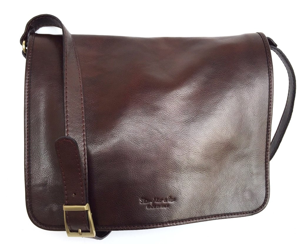 64 off on Italian Made Leather Messenger Bag