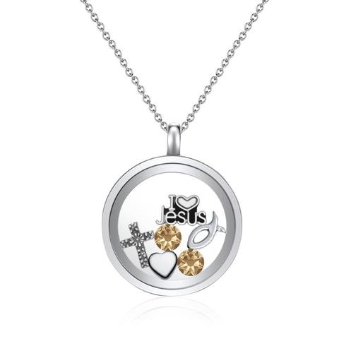 off on Moments Floating Charm Necklace 