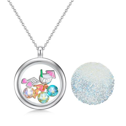 off on Moments Floating Charm Necklace 