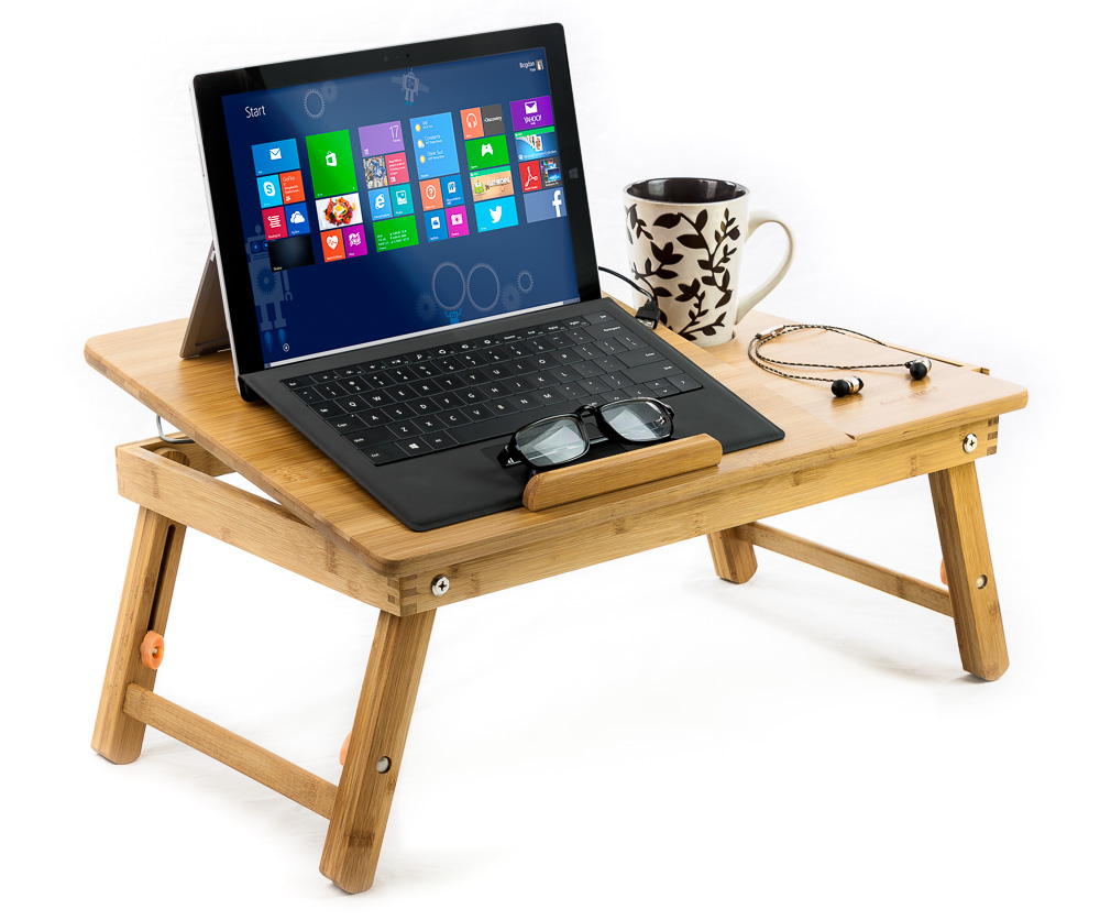 fine living bamboo laptop table