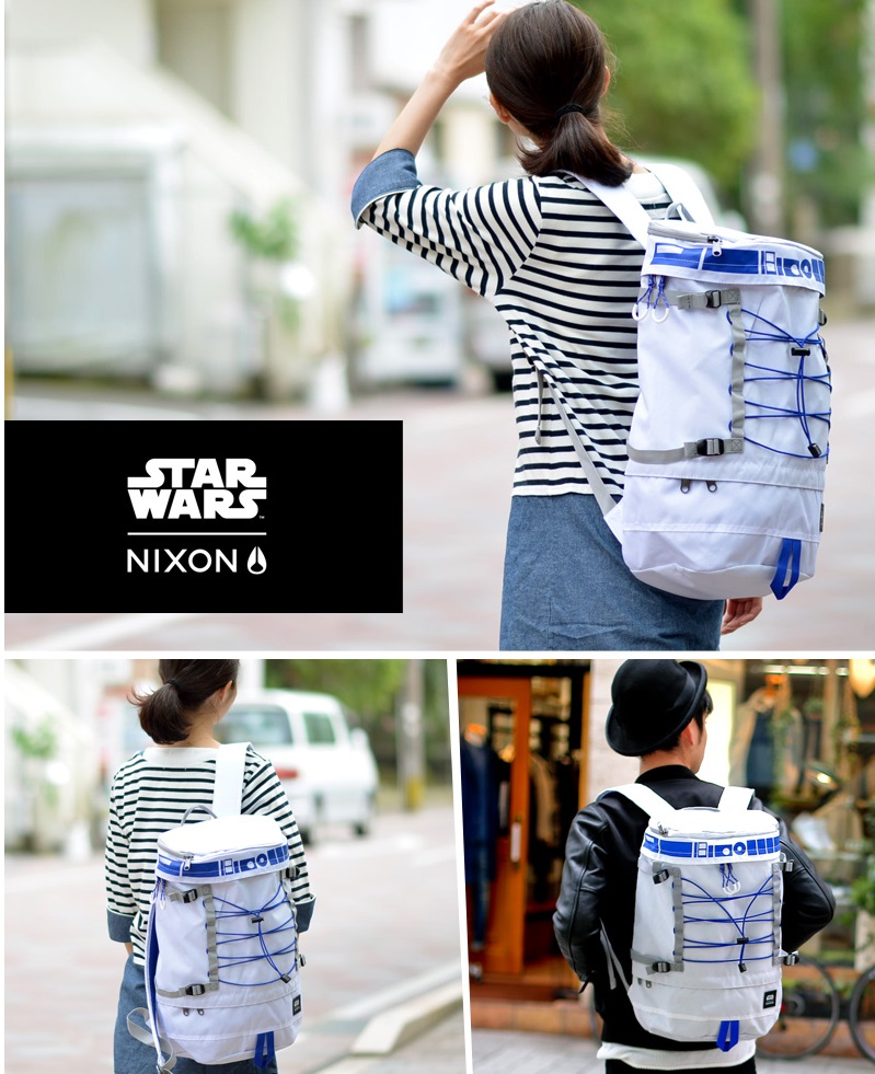 off on Star Wars R2D2 White Drum Backpack