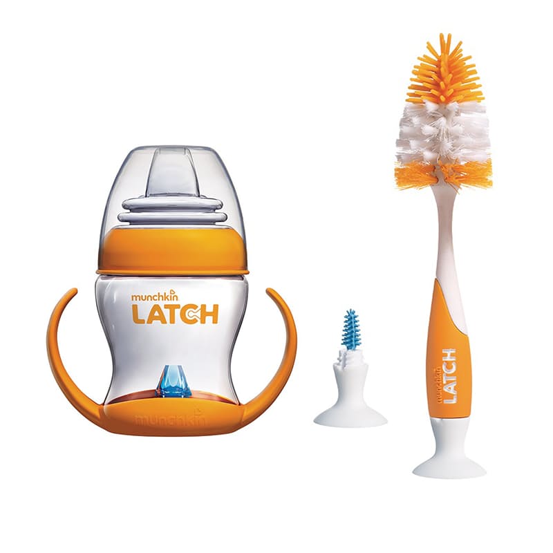 Latch 118ml Trainer Cup + 2-in-1 Deluxe Bottle Brush