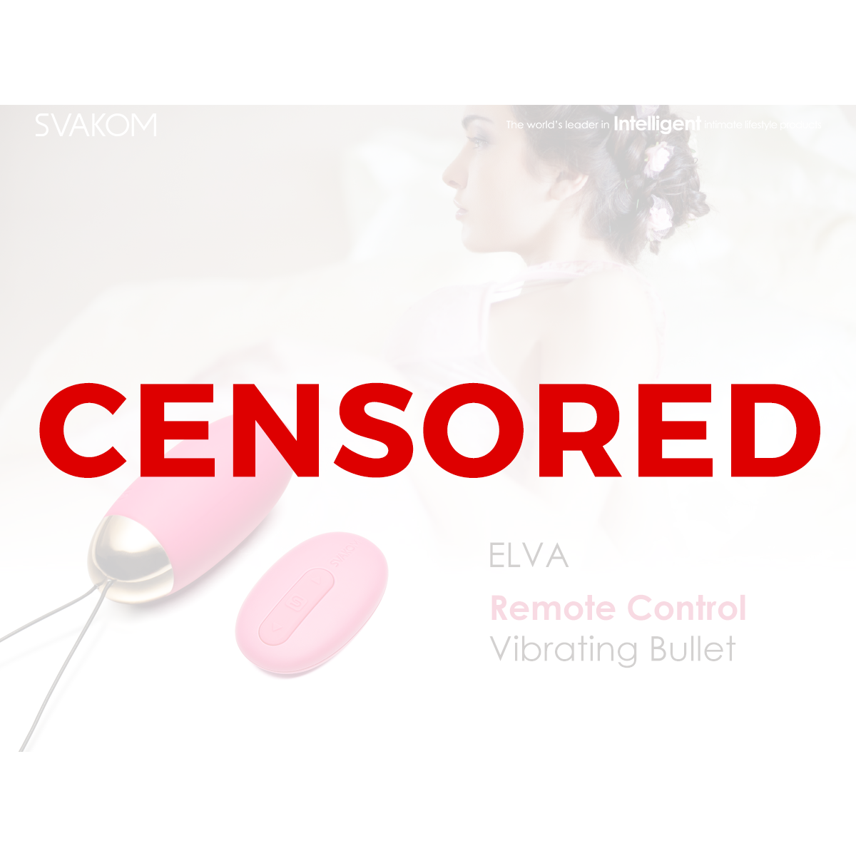 elva remote control vibrating bullet SVAKOM Elva Vibrating Bullet Egg main image 1