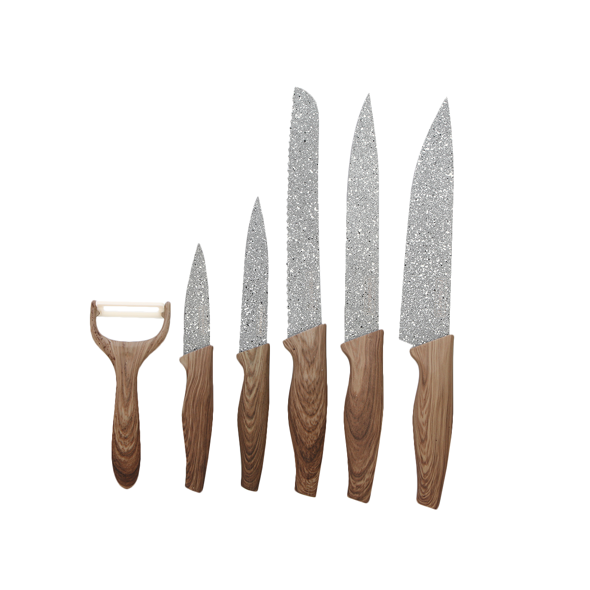50 off on 6 Piece Knife Set with Marble Coating