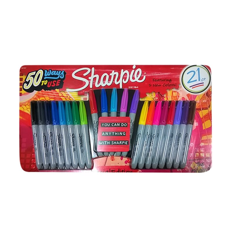 Sharpie Fine Permanent Marker:  Assorted Pack 21's NEW
