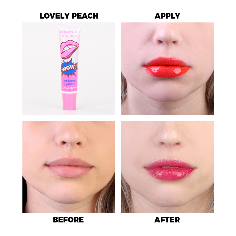 peach lipstain