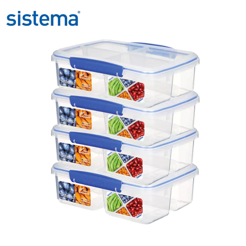 43 off on Pack of 4 Split Containers (820ml or 1.74ml)