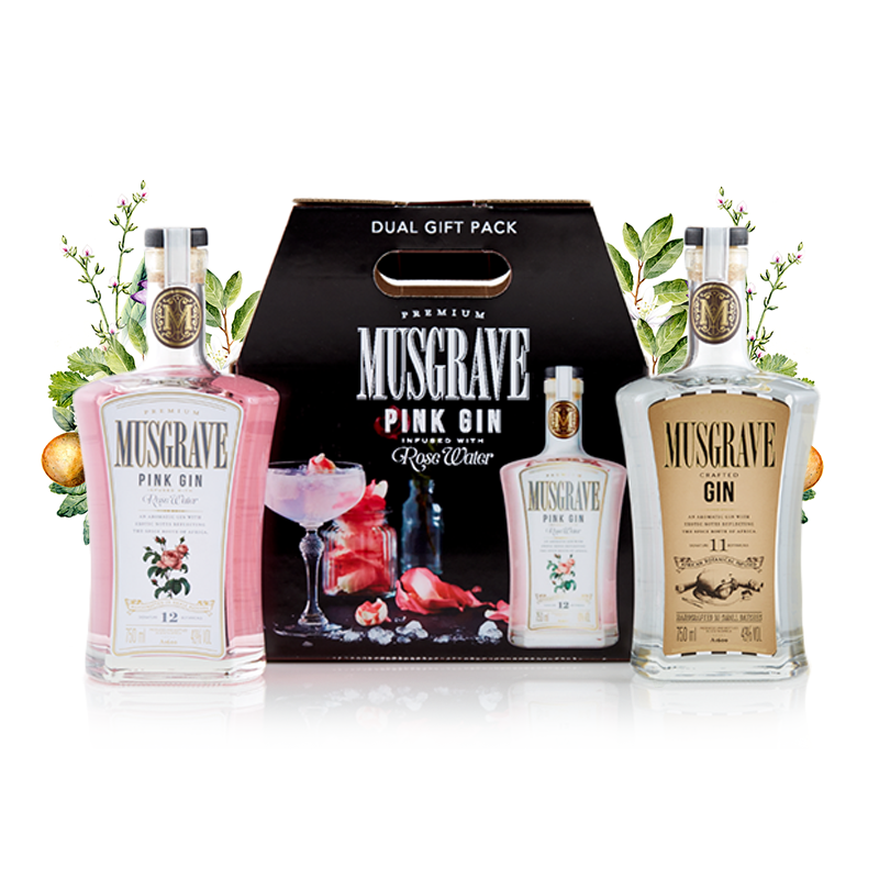 40 off on 750ml Pink Gin & Original Gin Gift Pack