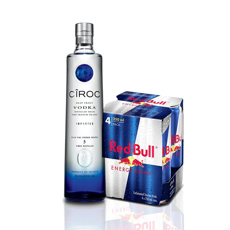 27 off on Vodka & Red Bulls OneDayOnly