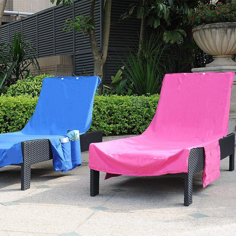 chaise lounge chair towel