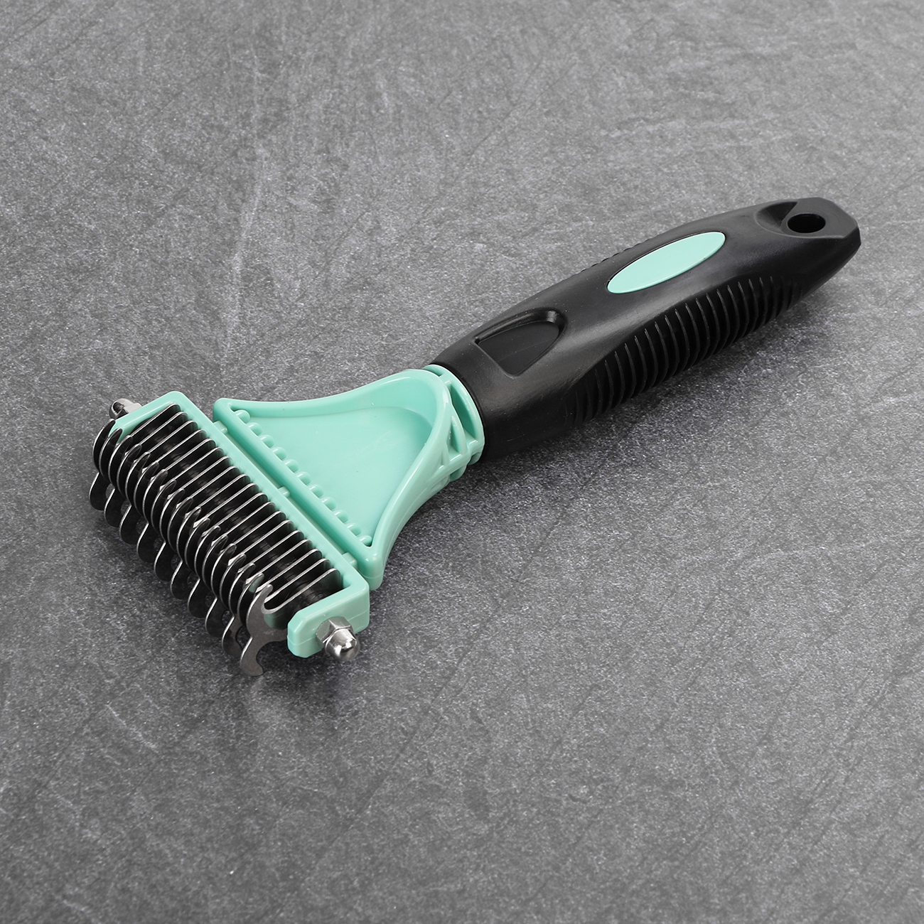 using a dematting comb